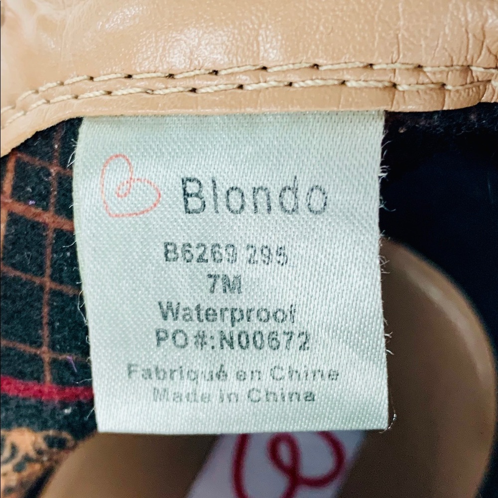Blondo Ankle Boots Women’s 7M Beige Waterproof - Picture 8 of 8